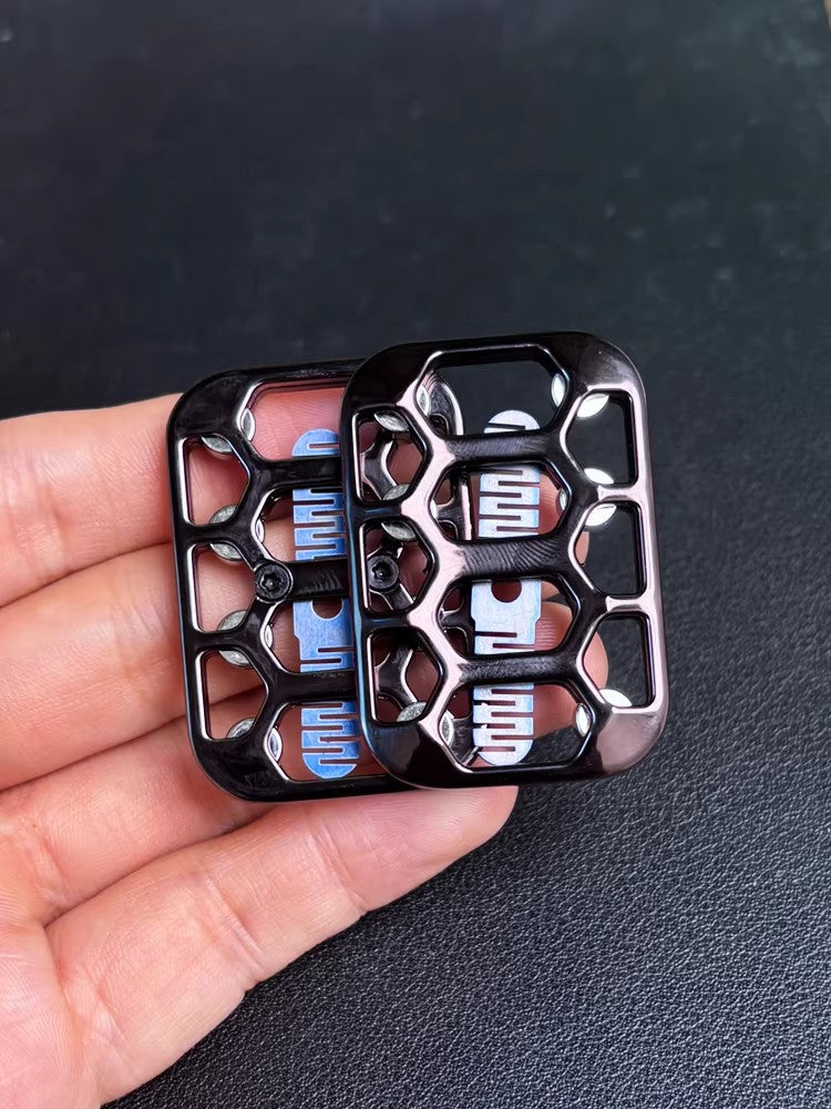 Metal Magnetic Fidget Slider with Rotating Action, Compact EDC Fidget Toy BLACK